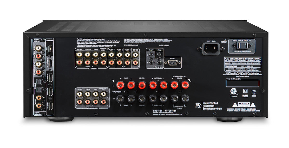 NAD T 758 V3i AV Surround Sound Receiver